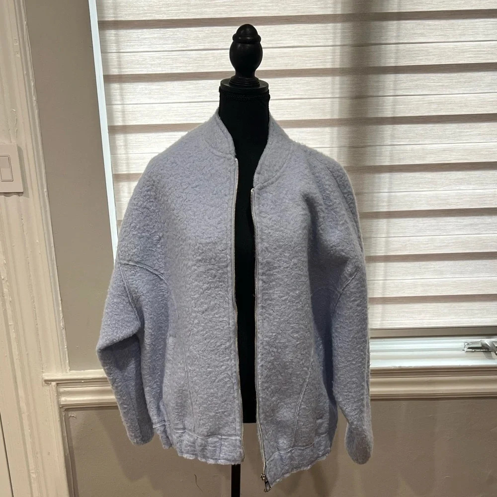 Zara teddy bomber jacket - Picture 3 of 4